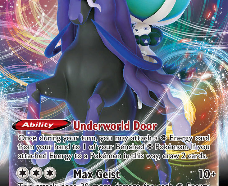Shadow Rider Calyrex VMAX Pokemon Kaart