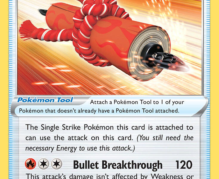 Single Strike Scroll of Piercing Pokemon Kaart