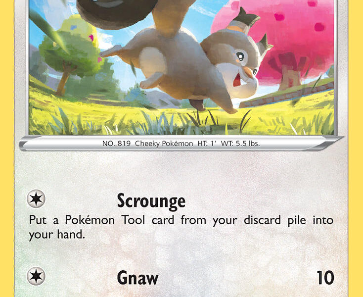Skwovet Pokemon Kaart