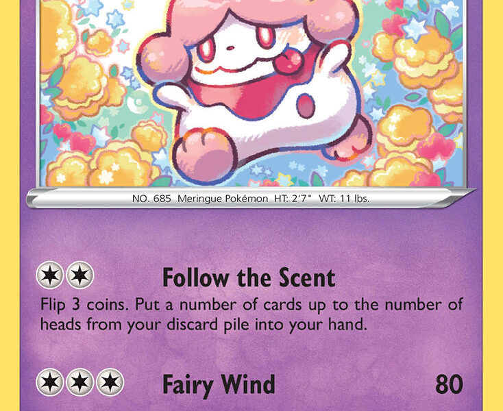 Slurpuff Pokemon Kaart