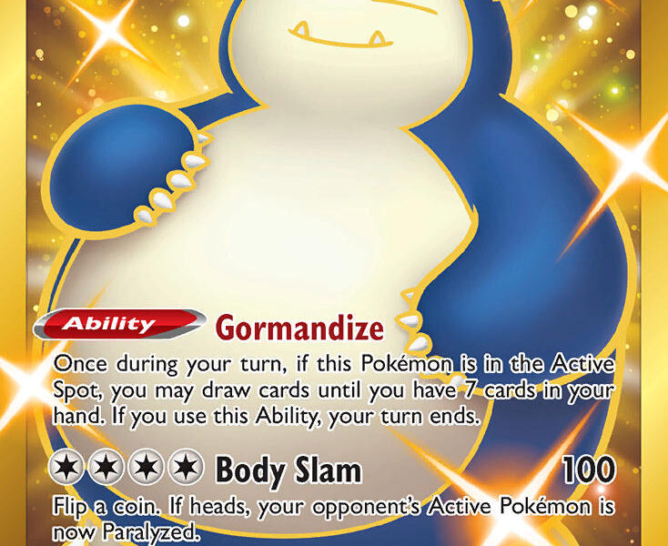 Snorlax Pokemon Kaart