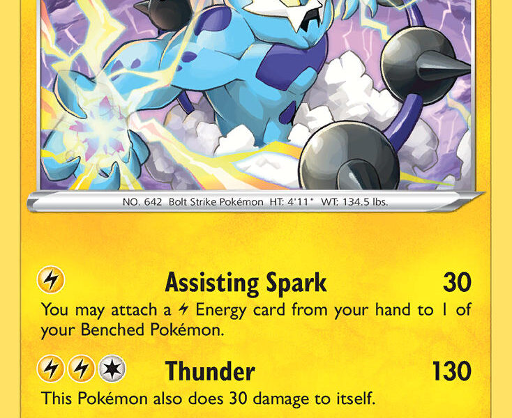 Thundurus Pokemon Kaart