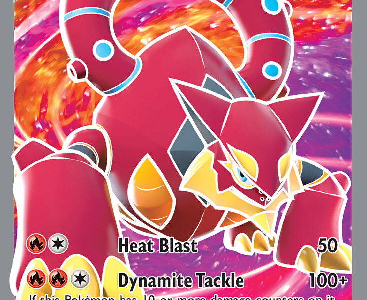 Volcanion V Pokemon Kaart