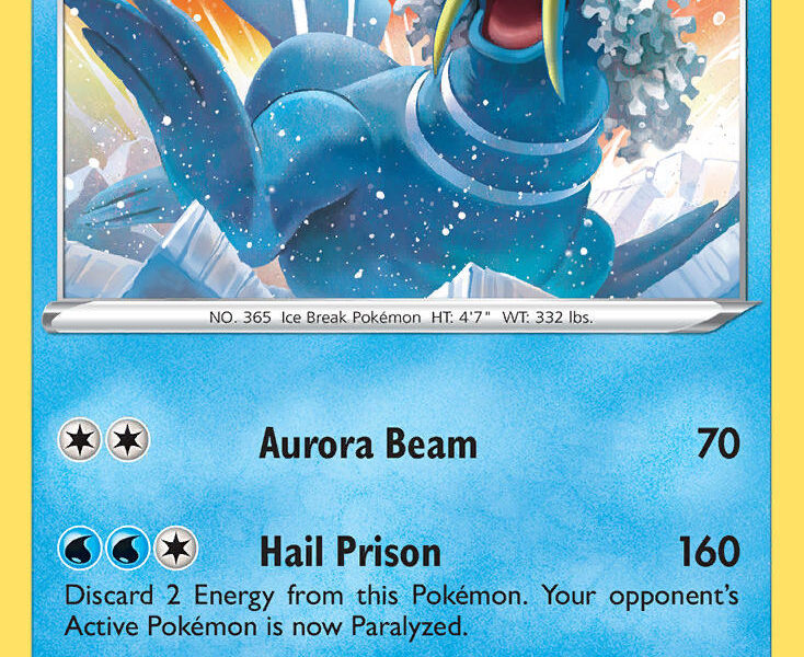 Walrein Pokemon Kaart