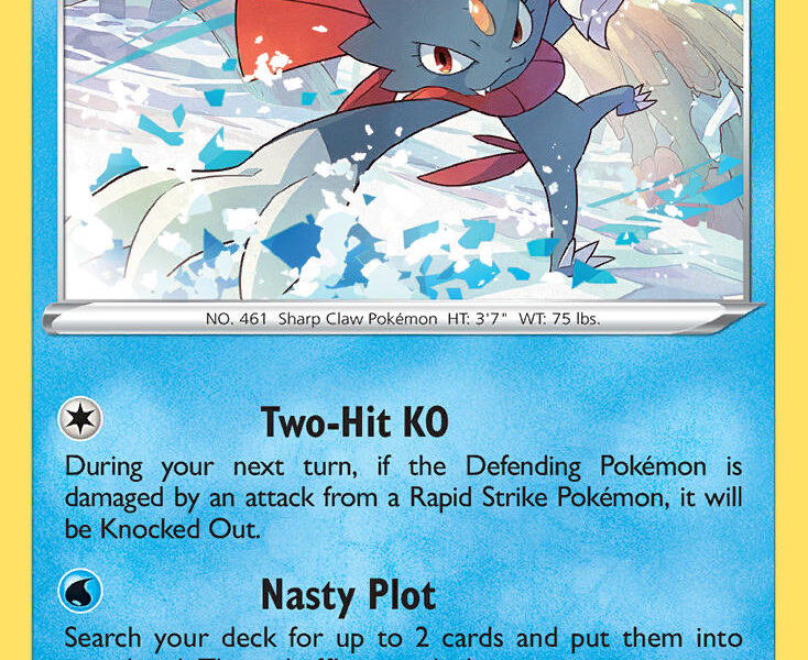 Weavile Pokemon Kaart