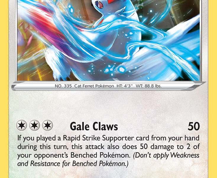 Zangoose Pokemon Kaart