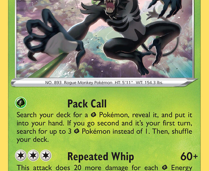 Zarude Pokemon Kaart
