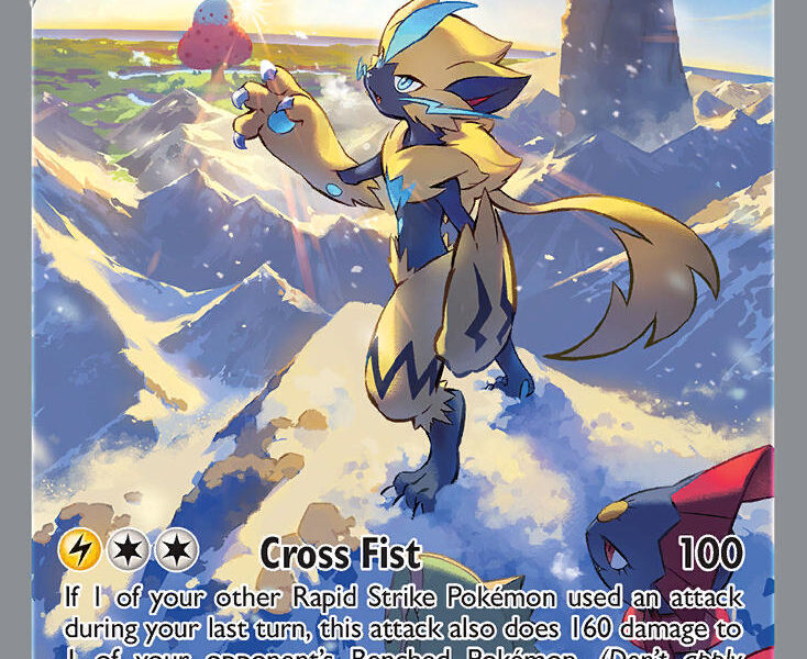 Zeraora V Pokemon Kaart