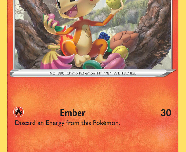 Chimchar Pokemon Kaart
