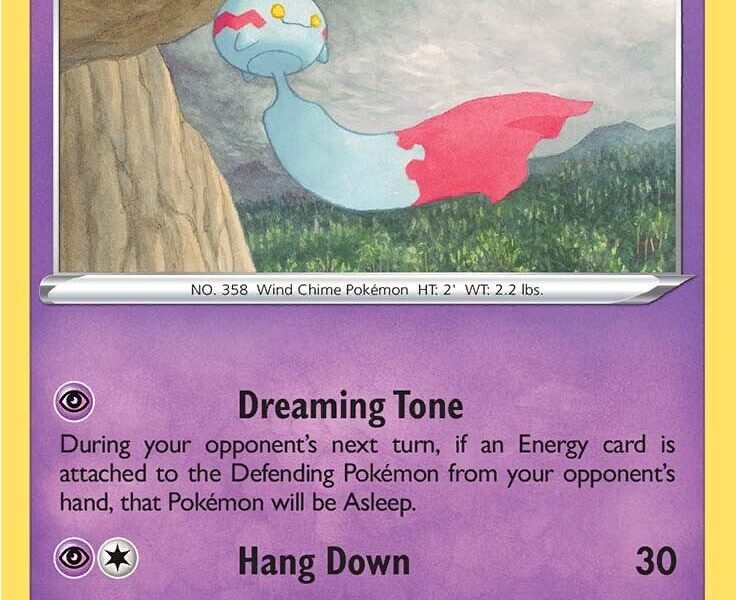 Chimecho Pokemon Kaart