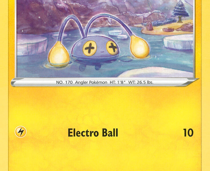 Chinchou Pokemon Kaart