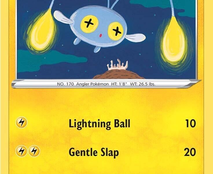 Chinchou Pokemon Kaart