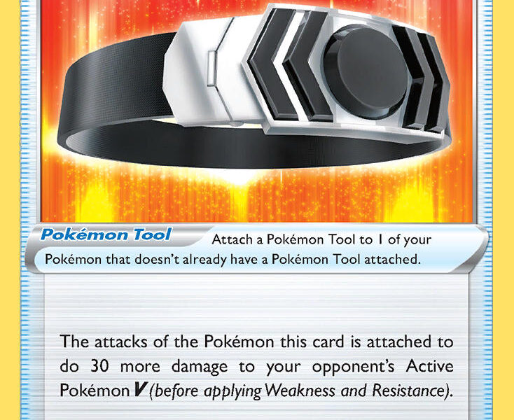 Choice Belt Pokemon Kaart