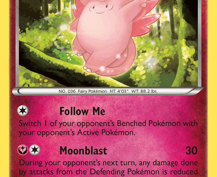Clefable Pokemon Kaart