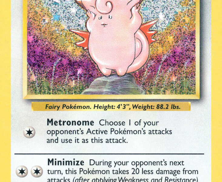 Clefable Pokemon Kaart