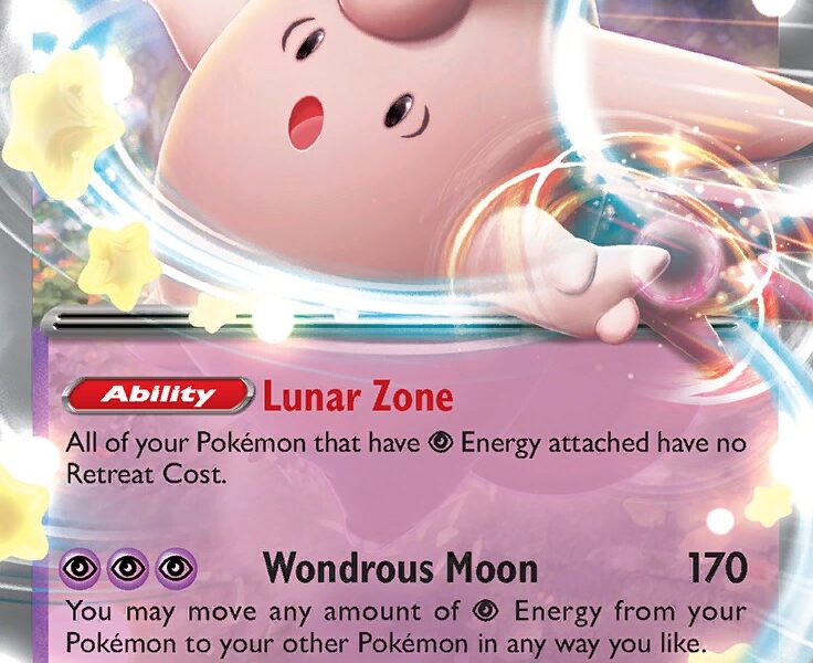 Clefable ex Pokemon Kaart