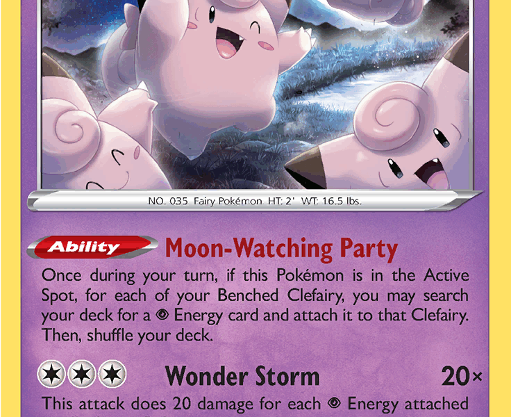 Clefairy Pokemon Kaart