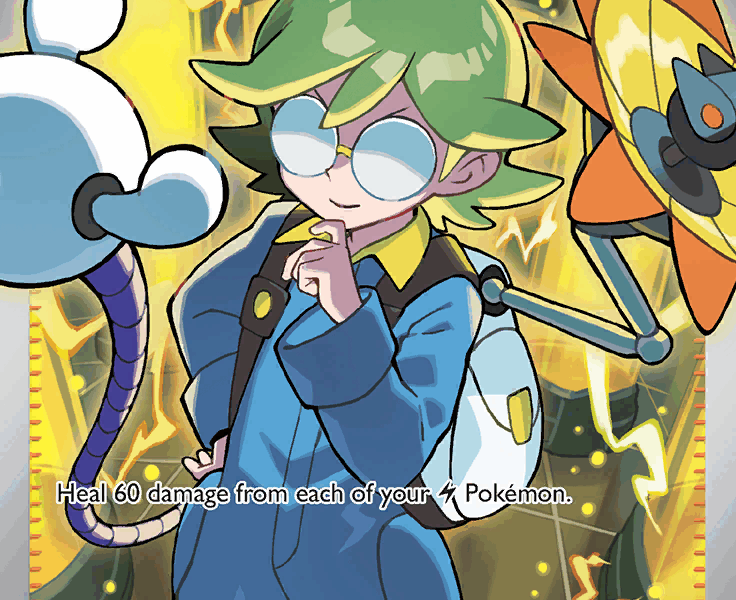 Clemont’s Quick Wit Pokemon Kaart