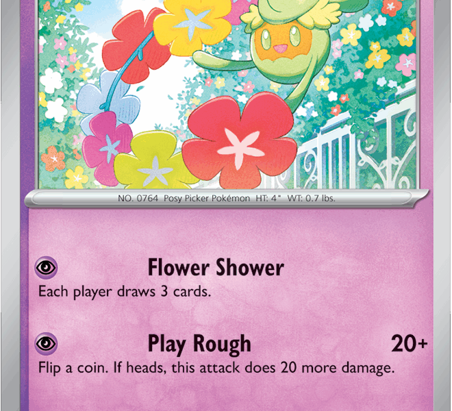 Comfey Pokemon Kaart