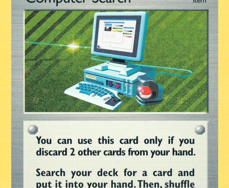 Computer Search Pokemon Kaart