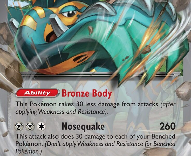 Copperajah ex Pokemon Kaart