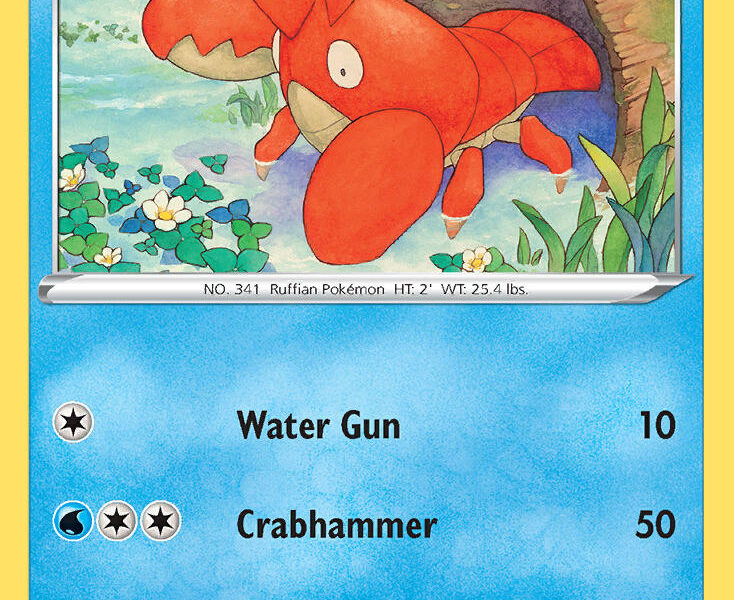 Corphish Pokemon Kaart