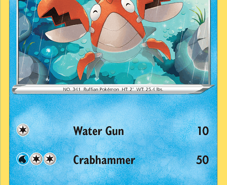 Corphish Pokemon Kaart