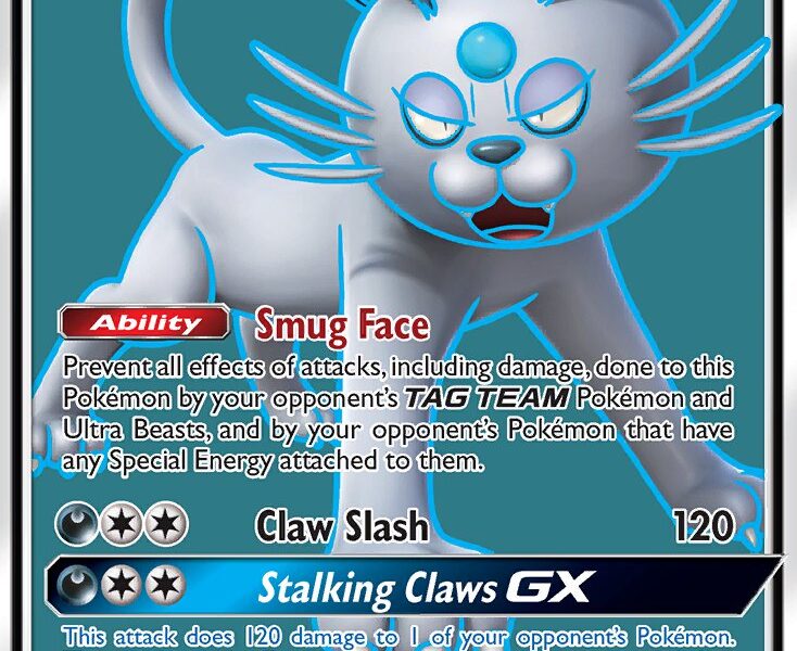 Alolan Persian-GX Pokemon Kaart