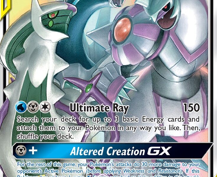 Arceus & Dialga & Palkia-GX Pokemon Kaart