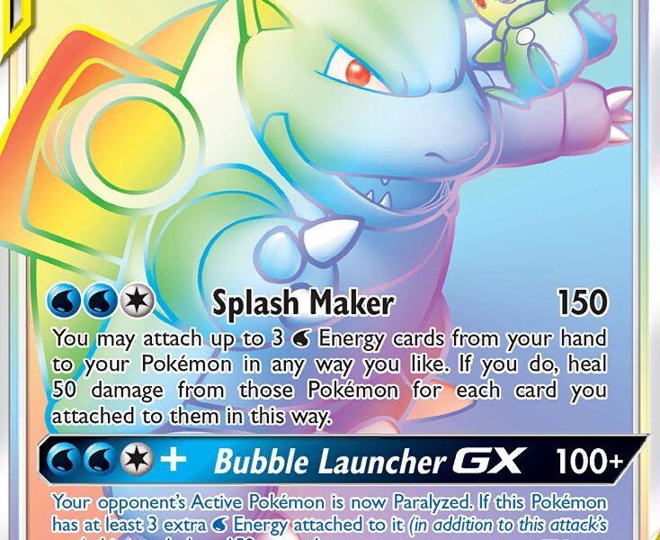 Blastoise & Piplup-GX Pokemon Kaart