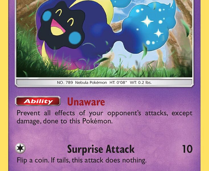 Cosmog Pokemon Kaart