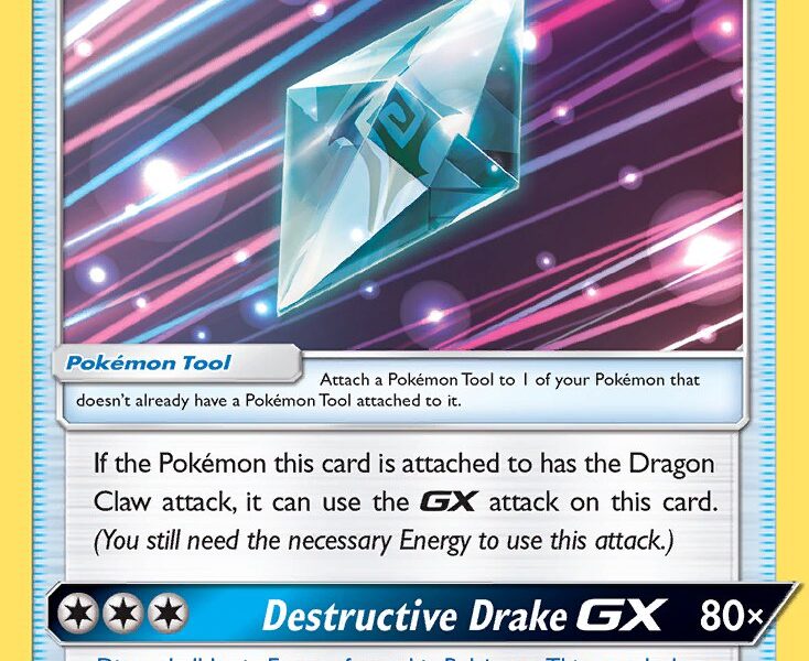 Dragonium Z: Dragon Claw Pokemon Kaart