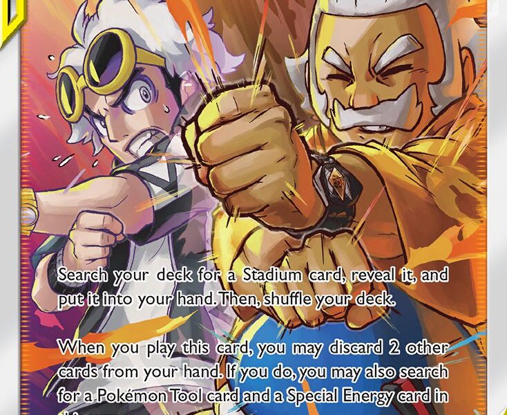 Guzma & Hala Pokemon Kaart