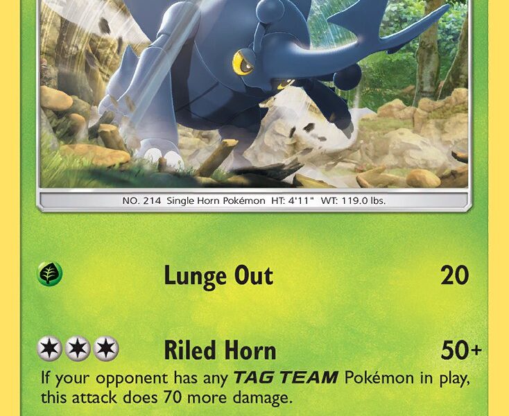 Heracross Pokemon Kaart