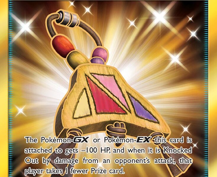 Island Challenge Amulet Pokemon Kaart
