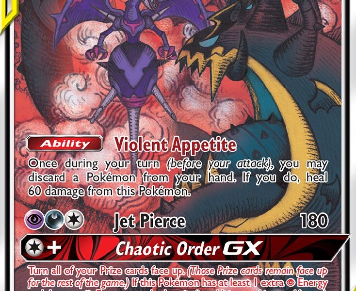 Naganadel & Guzzlord-GX Pokemon Kaart
