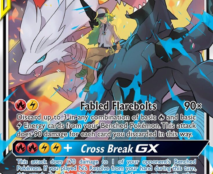 Reshiram & Zekrom-GX Pokemon Kaart