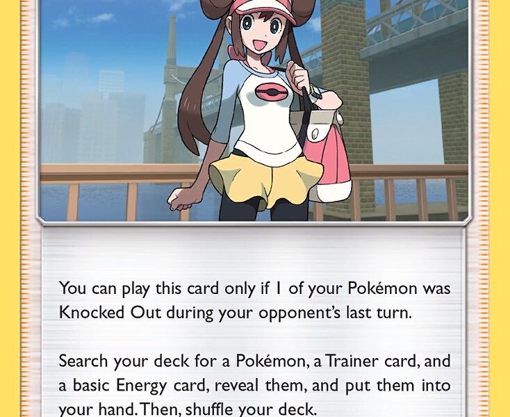Rosa Pokemon Kaart