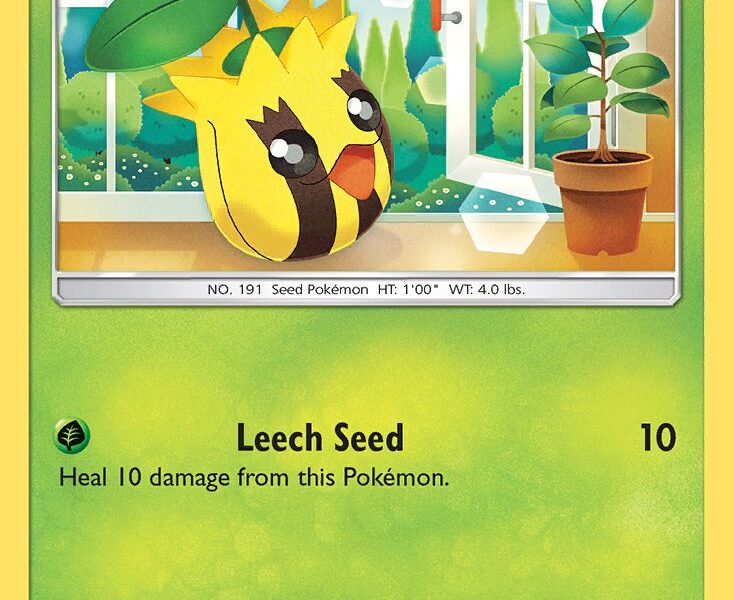 Sunkern Pokemon Kaart