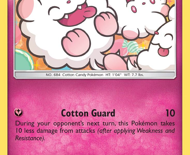 Swirlix Pokemon Kaart