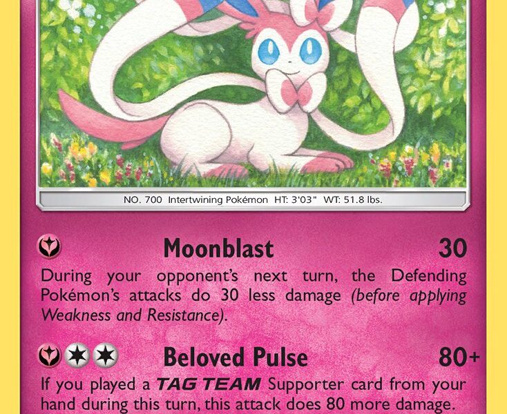 Sylveon Pokemon Kaart