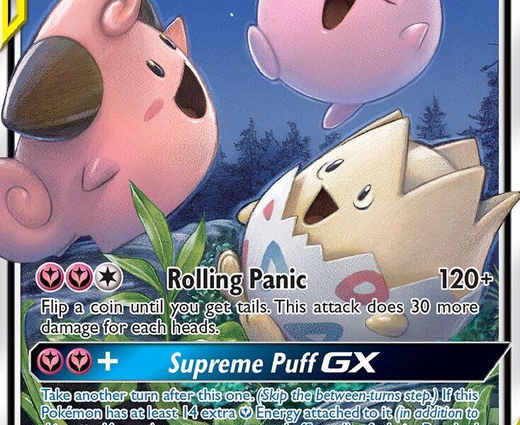 Togepi & Cleffa & Igglybuff-GX Pokemon Kaart
