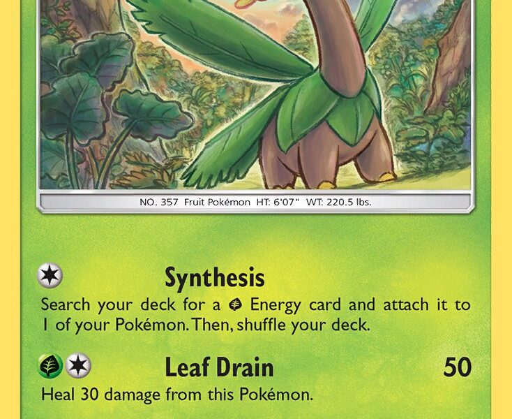 Tropius Pokemon Kaart