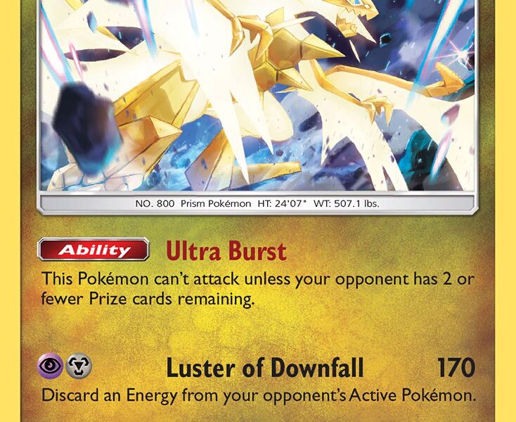 Ultra Necrozma Pokemon Kaart