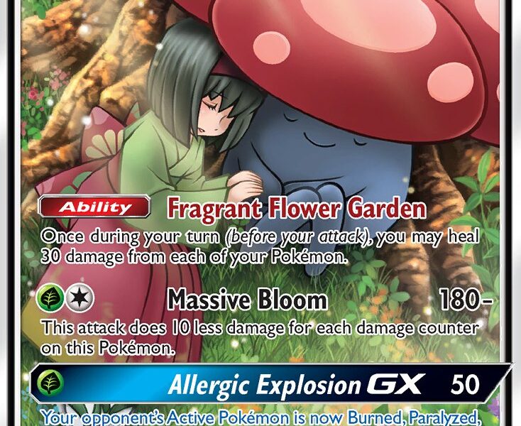 Vileplume-GX Pokemon Kaart