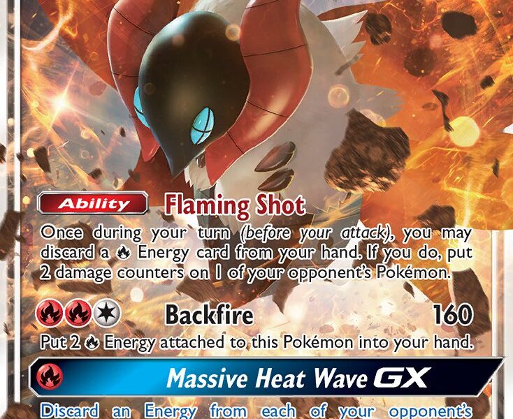 Volcarona-GX Pokemon Kaart