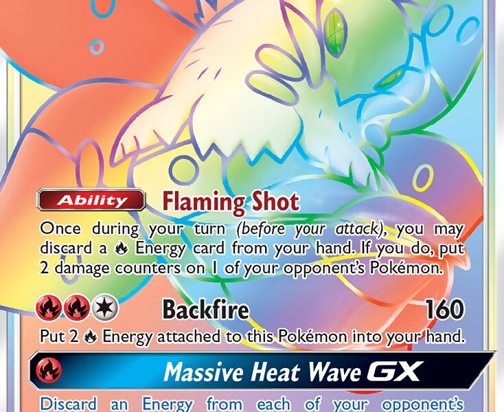 Volcarona-GX Pokemon Kaart
