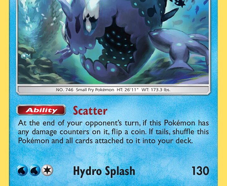 Wishiwashi Pokemon Kaart