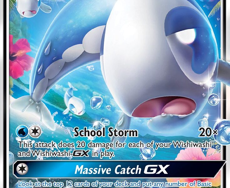 Wishiwashi-GX Pokemon Kaart