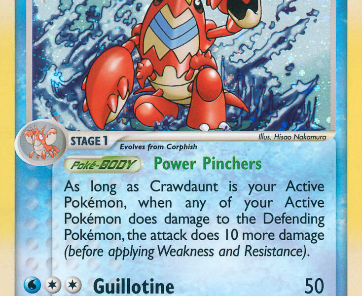 Crawdaunt Pokemon Kaart